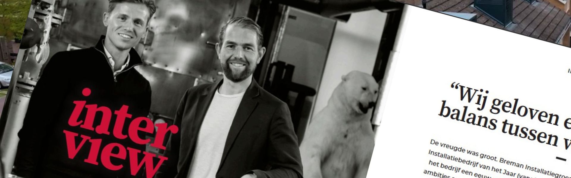 CEO en CVO Breman bij artikel in Henk & Fred