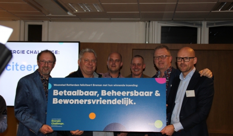 Breman Woningbeheer wint Woonstad Rotterdam Energie Challenge