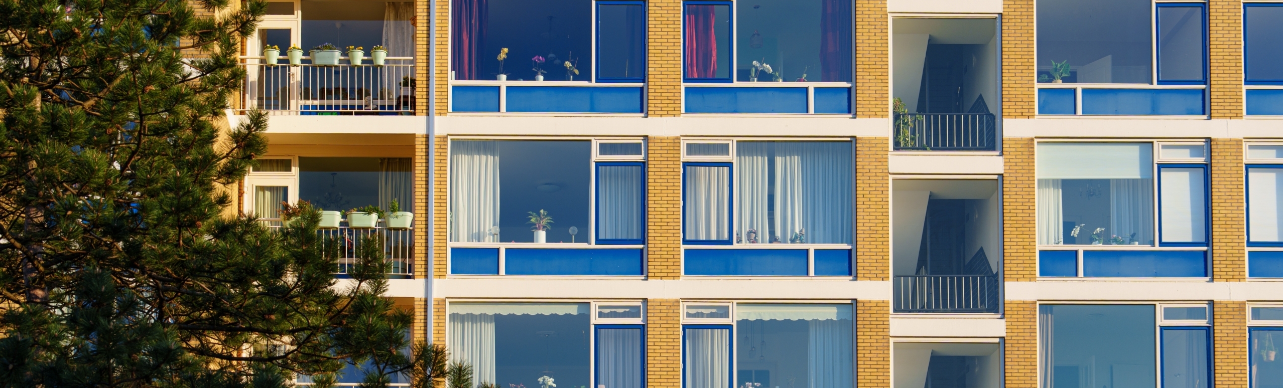 Apartment Building Facade in the Hague, Netherlands Architecture and Urban Living in the Haague